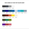 tank top color chart - August Burns Red Store